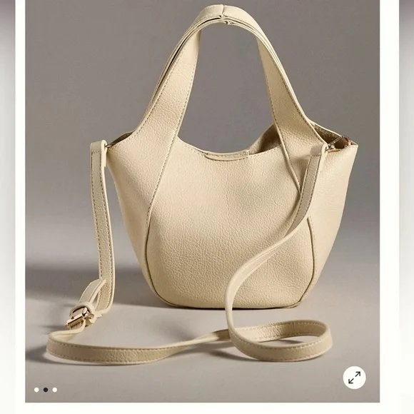 Anthropologie mini Cream Mini Bag - Picture 3 of 5